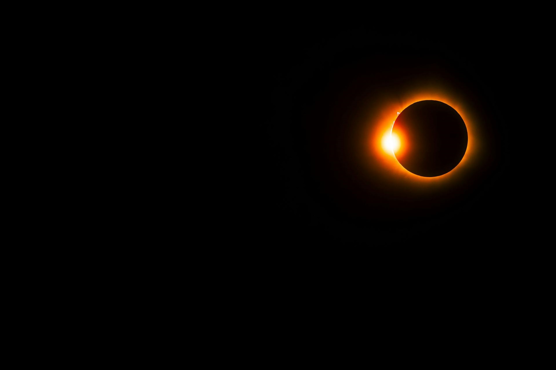 Moon during a solar eclipse