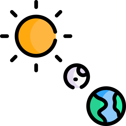 Solar eclipse icon